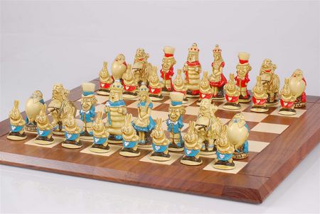 alice in wonderland chess set