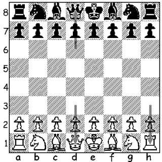 chess board setup