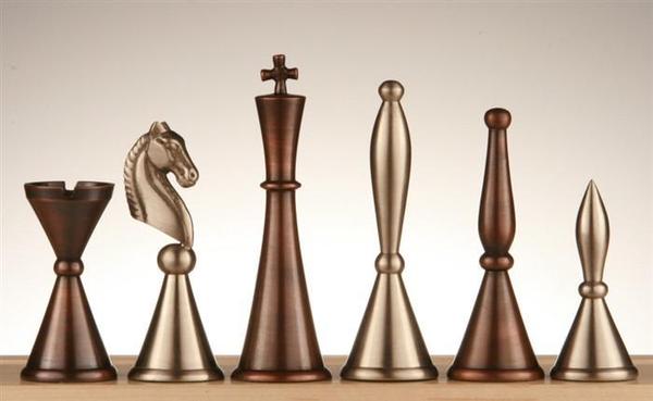 brass chess set