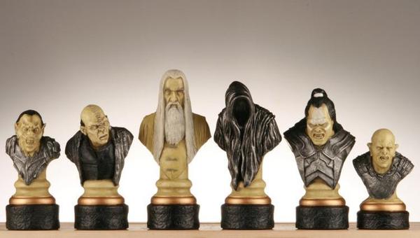 lord of the rings chess set