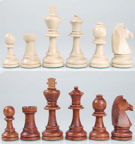 wooden chess set